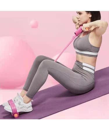 4-Tube Pedal Resistance Band for Home Workout – Multifunctional Fitness Tension Trainer for Full Body Exercise, Strength Training & Stretching Equipment