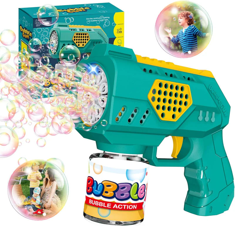 Electric Bubble Maker Gun Toy for Kids – Automatic Bubble Blaster with Continuous Bubbles, Fun Outdoor Toy for Boys & Girls