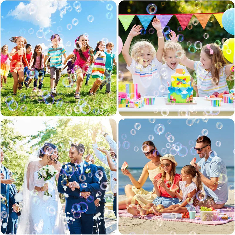 Electric Bubble Maker Gun Toy for Kids – Automatic Bubble Blaster with Continuous Bubbles, Fun Outdoor Toy for Boys & Girls