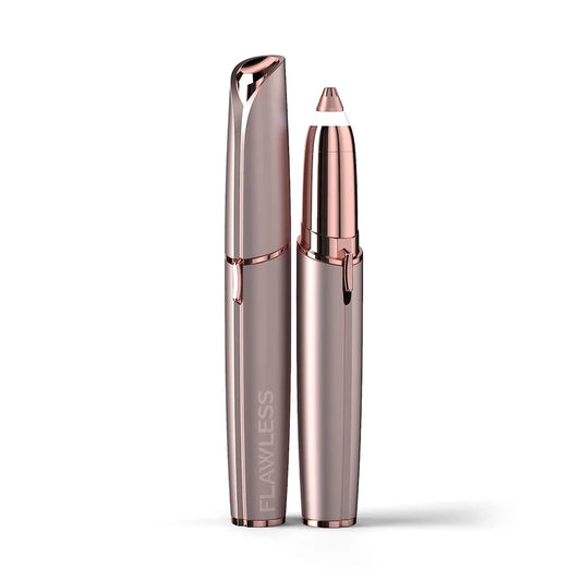 Finishing Touch Flawless Brows Eyebrow Hair Remover for Women with LED Light, Painless Precision Face Razor & Brow Trimmer