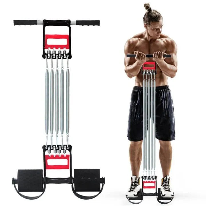 Multi-Function Spring Exerciser – Full Body Fitness Resistance Trainer for Home Workout & Strength Training